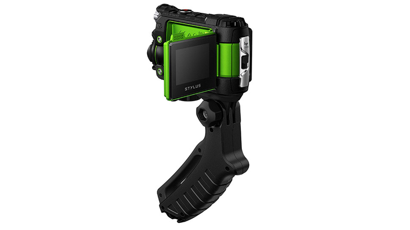 A dorky handle attachment is included with purchase. So you can make like it’s 2005 and camcorder the hell out of stuff.